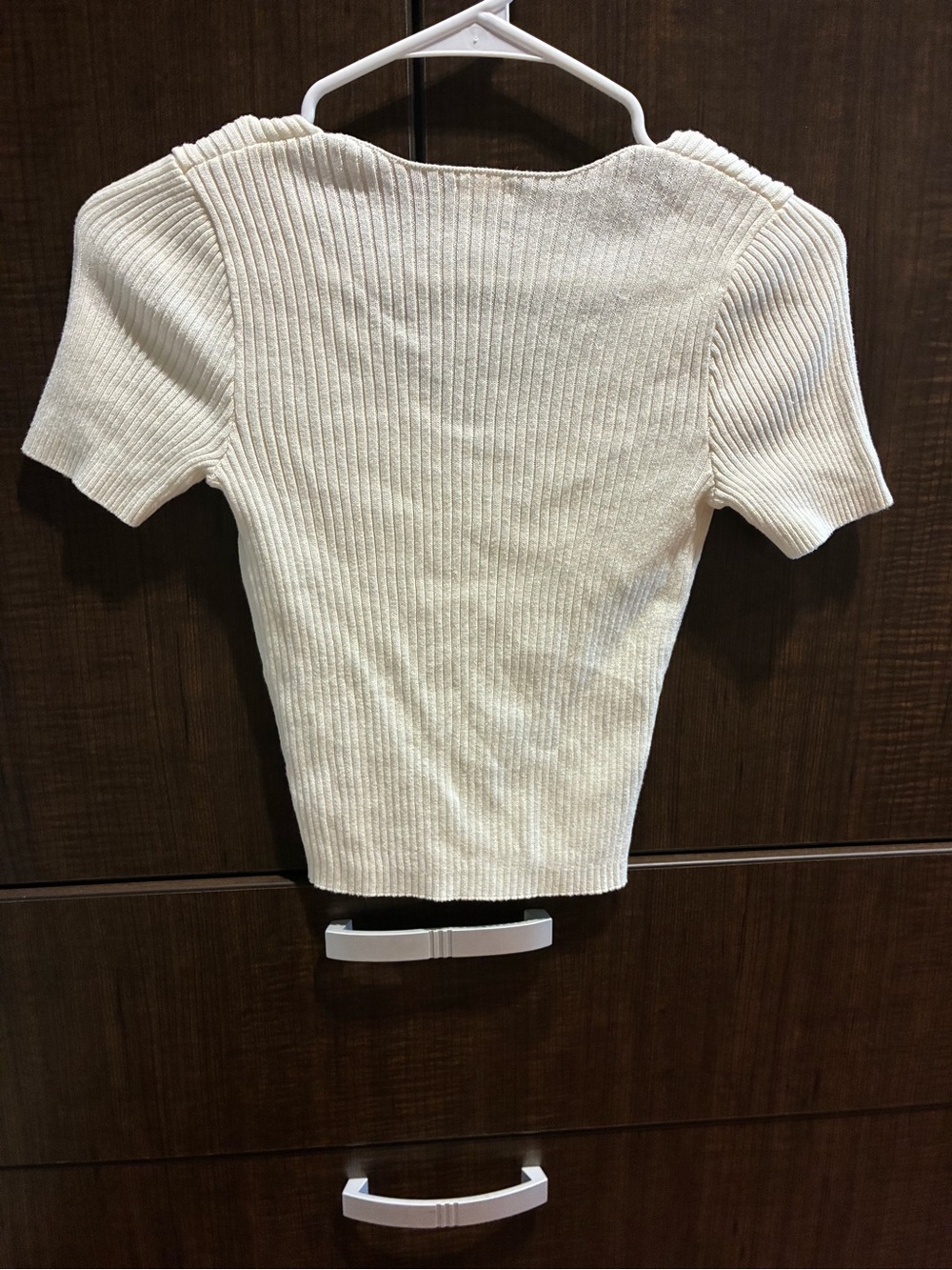 John Galt Ribbed Crop Sweater Size Small - Picture 5 of 9